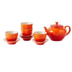  Bộ trà Le Creuset 9 món (4 tách chén, 1 ấm) - Nhiều màu 