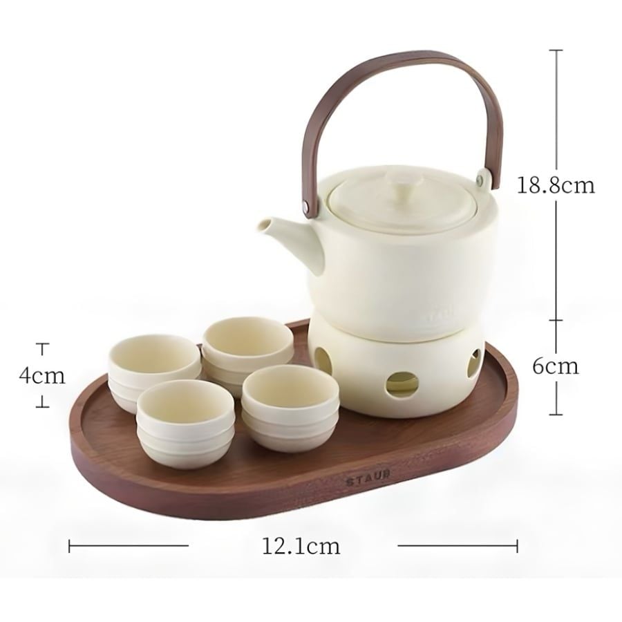 Bộ trà Staub Cast Iron Teapot