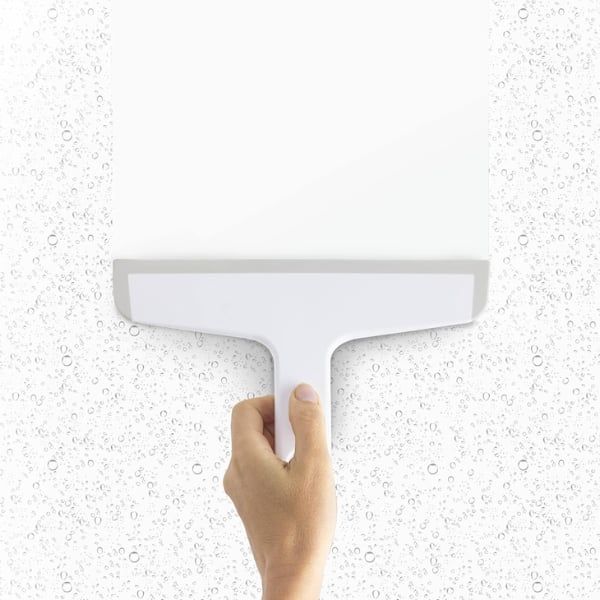 Cây lau kính Joseph Joseph 70572 Duo Squeegee w/Suction Holder màu trắng