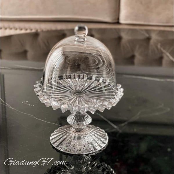 Chân bồng có nắp Rogaska Windsor 12cm