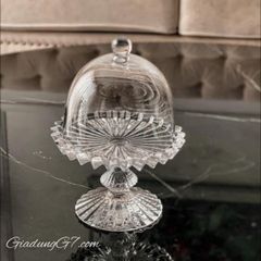  Chân bồng có nắp Rogaska Windsor 12cm 