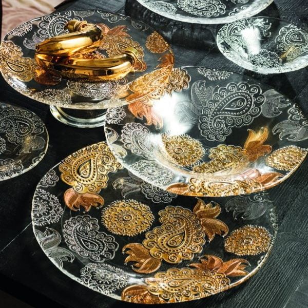 Chân bồng IVV Pashmina Clear Gold 30cm