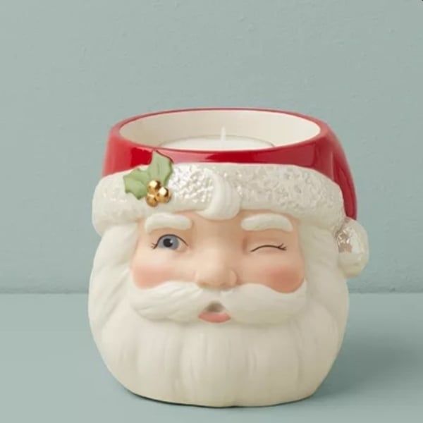 Chân nến Lenox Holiday hình người tuyết