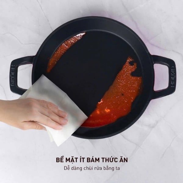 Chảo gang Gkoch size 24cm