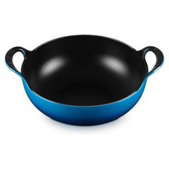  Chảo gang Le Creuset Balti 24cm 2.7L 2 quai - Màu xanh coban 