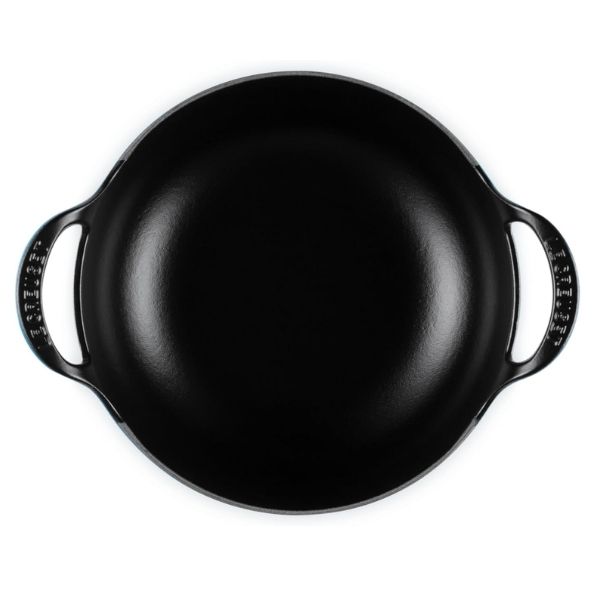 Chảo gang Le Creuset Balti 24cm 2.7L 2 quai - Màu xanh coban