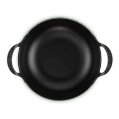  Chảo gang Le Creuset Balti 24cm 2 quai - Màu xanh Green 