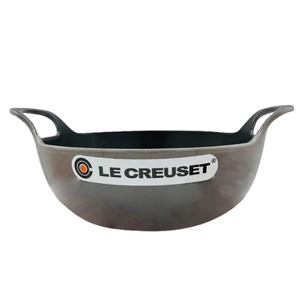 Chảo gang Le Creuset Balti 24cm 2 quai - Màu xám
