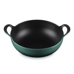 Chảo gang Le Creuset Balti 24cm 2 quai - Màu xanh Artichaut 