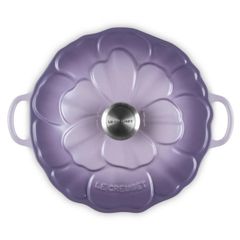  Chảo gang Le Creuset Petal Braiser có nắp 26cm màu tím - 21964 26 51 14430 