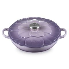  Chảo gang Le Creuset Petal Braiser có nắp 26cm màu tím - 21964 26 51 14430 