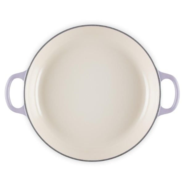 Chảo gang Le Creuset Petal Braiser có nắp 26cm màu tím