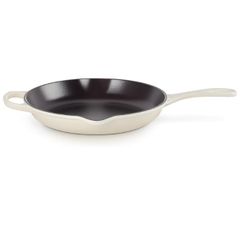  Chảo gang Le Creuset Meringue có miệng rót 20cm - Màu Kem 