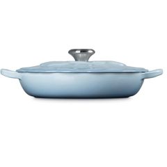  Chảo gang Le Creuset Petal Braiser có nắp 26cm 2.2L - Màu xanh 