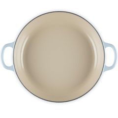  Chảo gang Le Creuset Petal Braiser có nắp 26cm 2.2L - Màu xanh 