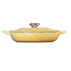  Chảo gang Le Creuset Petal Braiser có nắp 26cm màu vàng 2.2L - 21964026007041 