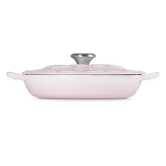  Chảo gang Le Creuset Petal Braiser có nắp 26cm màu hồng 2.2L 