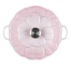  Chảo gang Le Creuset Petal Braiser có nắp 26cm màu hồng 2.2L 