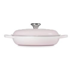  Nồi Chảo gang Le Creuset Signature Braiser 26cm 2.2L - Màu Hồng 