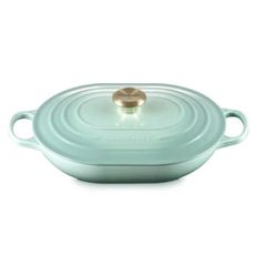  Chảo gang oval Le Creuset Oblong 31cm 3.4L - Xanh sage 