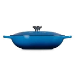  Chảo gang oval Le Creuset Oblong 31cm 3.4L - Màu Xanh dương 