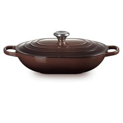  Chảo gang oval Le Creuset Oblong 31cm 3.4L - Màu nâu Socola 