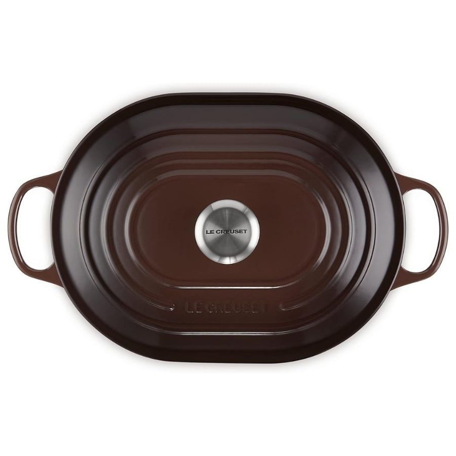 Chảo gang oval Le Creuset Oblong 31cm 3.4L - Màu xanh dương