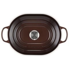  Chảo gang oval Le Creuset Oblong 31cm 3.4L - Màu nâu Socola 