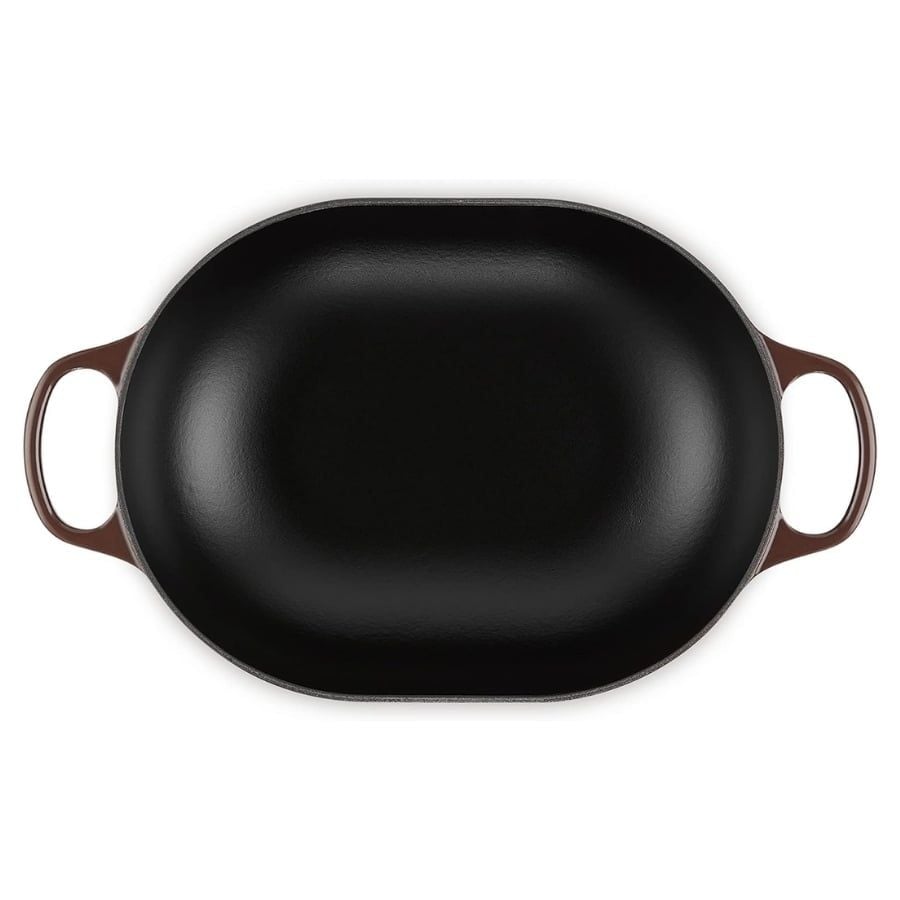Chảo gang oval Le Creuset Oblong 31cm 3.4L - Màu xanh dương