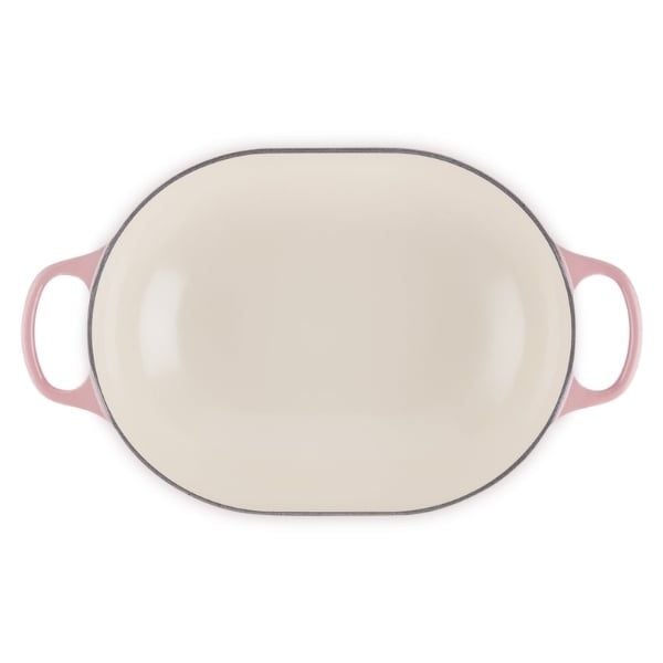 Chảo gang oval Le Creuset Oblong 31cm 3.4L màu Hồng Berry