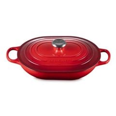  Chảo gang oval Le Creuset Oblong 31cm 3.4L - Màu Đỏ 