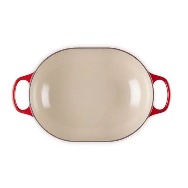 Chảo gang oval Le Creuset Oblong 31cm 3.4L - Màu Đỏ