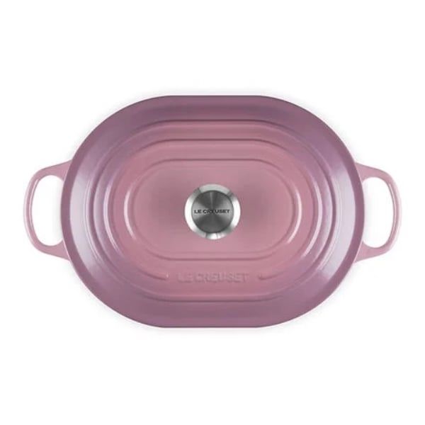 Chảo gang oval Le Creuset Oblong 31cm 3.4L - Màu Hồng Tím