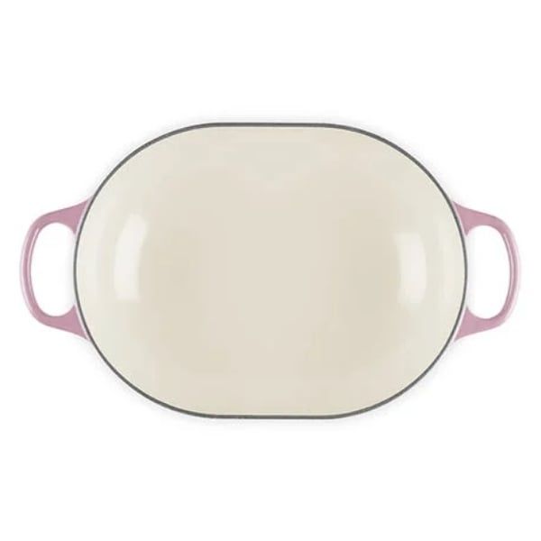 Chảo gang oval Le Creuset Oblong 31cm 3.4L - Màu Hồng Tím