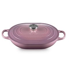  Chảo gang oval Le Creuset Oblong 31cm 3.4L - Màu Hồng Tím 