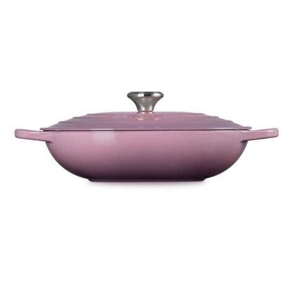 Chảo gang oval Le Creuset Oblong 31cm 3.4L - Màu Hồng Tím