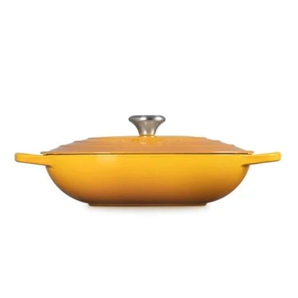 Chảo gang oval Le Creuset Oblong 31cm 3.4L - Màu Vàng Mù Tạt