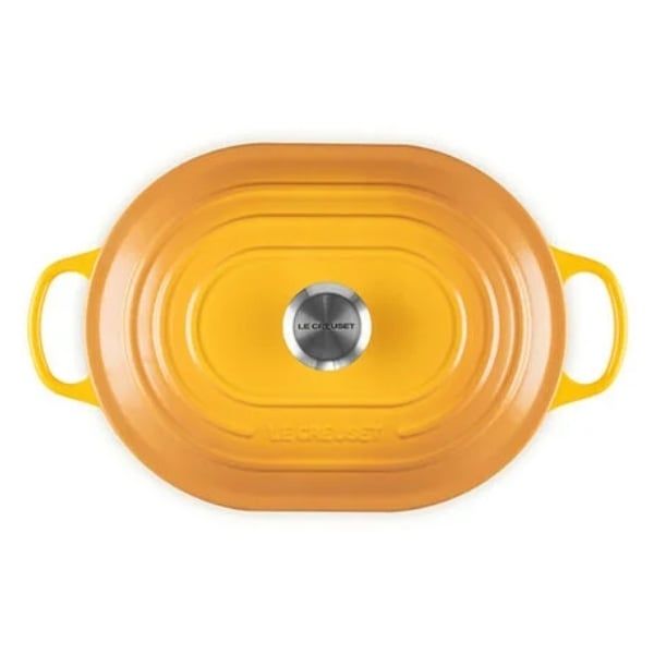 Chảo gang oval Le Creuset Oblong 31cm 3.4L - Màu Vàng Mù Tạt
