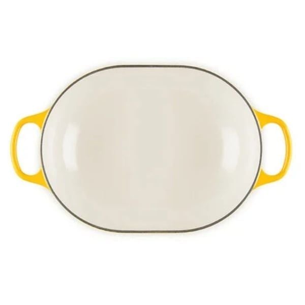 Chảo gang oval Le Creuset Oblong 31cm 3.4L - Màu Vàng Mù Tạt
