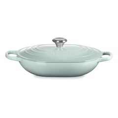 Chảo gang oval Le Creuset Oblong 31cm 3.4L - Xanh Sea Salt 