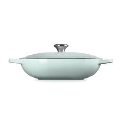  Chảo gang oval Le Creuset Oblong 31cm 3.4L - Xanh Sea Salt 