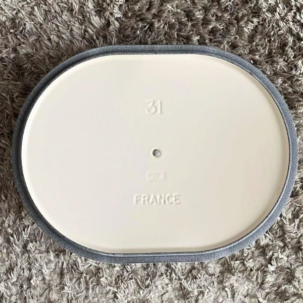 Chảo gang oval Le Creuset Oblong 31cm có nắp màu hồng - 21996 31 50 14