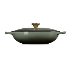  Chảo gang oval Le Creuset Oblong 31cm 3.4L - Màu Xanh Xám 