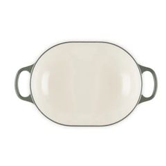  Chảo gang oval Le Creuset Oblong 31cm 3.4L - Màu Xanh Xám 