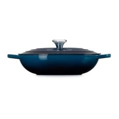  Chảo gang oval Le Creuset Oblong 31cm 3.4L - Màu Xanh cổ vịt 