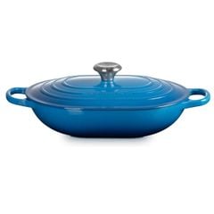  Chảo gang oval Le Creuset Oblong 31cm 3.4L - Màu Xanh cổ vịt 