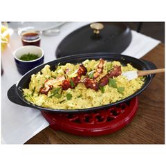  Chảo gang oval Staub 31cm 0.7L 