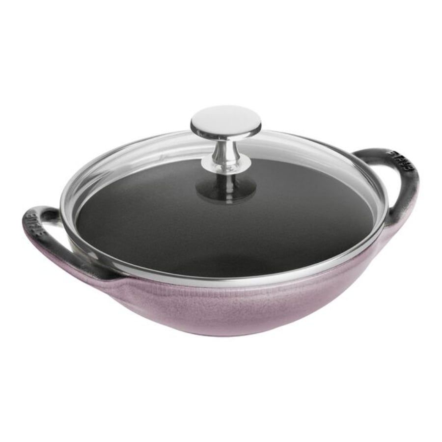 Chảo gang Staub Wok Lamer 16cm 0.65L