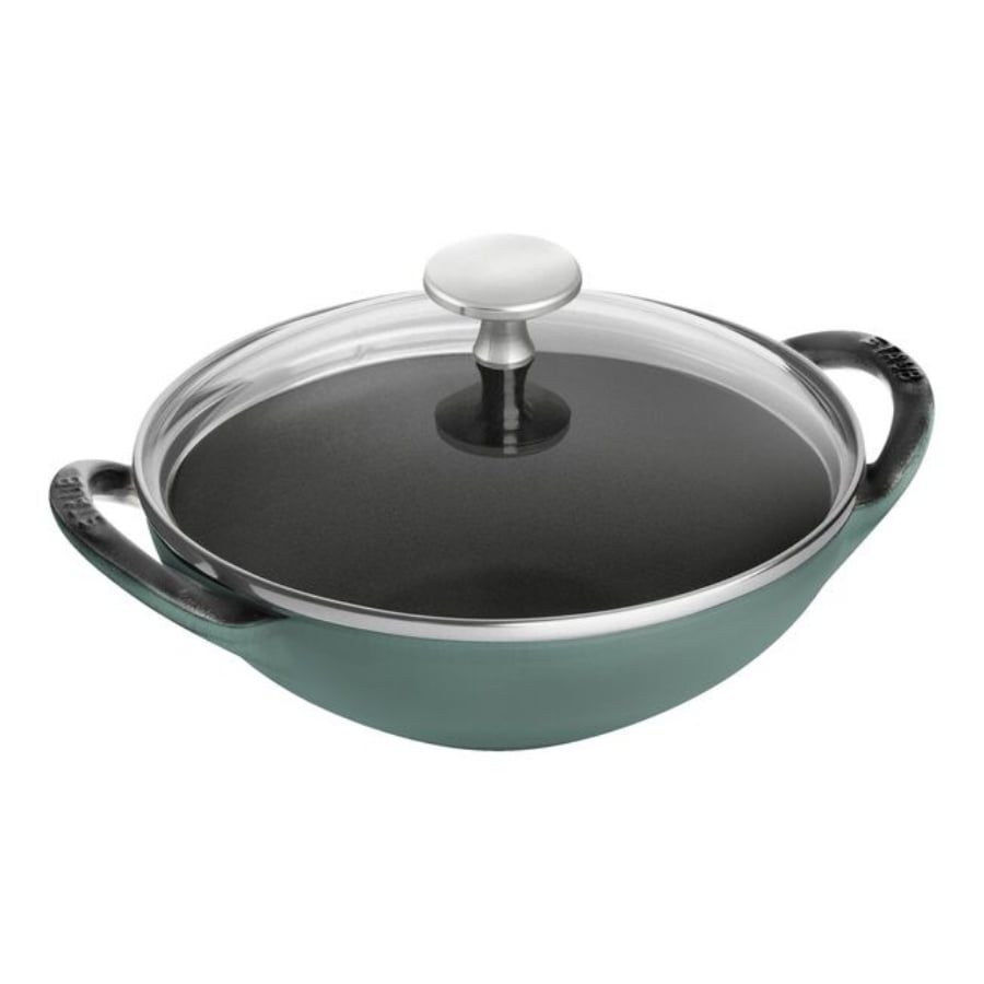 Chảo gang Staub Wok Lamer 16cm 0.65L