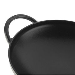  Chảo gang sâu lòng Staub Wok 24cm - Màu Trắng 